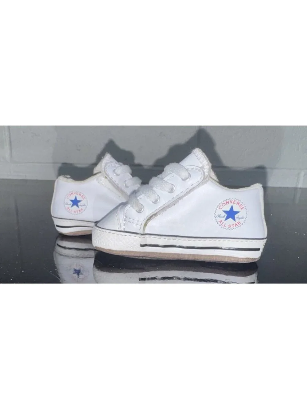 Converse Chuck Taylor All Star Cribster Mid Boys Baby Infant Crib Shoes Size 2
